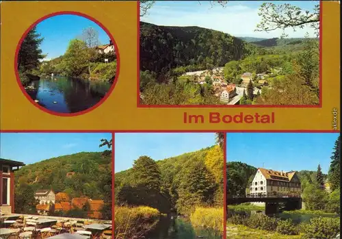 Wernigerode An der Bode (2), Treseburg - Übersicht,  Ferienheim "Forelle" 1984