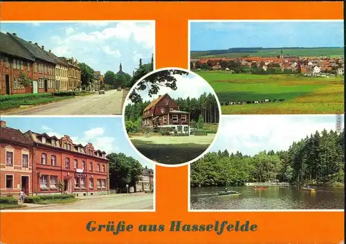 Hasselfelde Breite Straße,  FDGB-Erholungsheim "Tannenwald", "Zur Krone" 1983