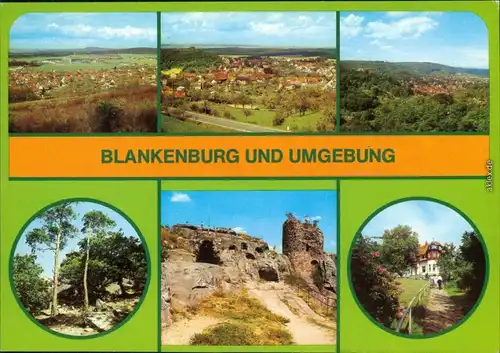 Blankenburg (Harz) OT Oesig, Heimburg,  Gaststätte "Großvater" 1982