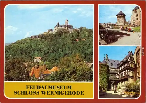 Wernigerode Aussichtsterrasse, Schlosshof 1982