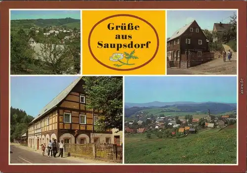 Saupsdorf Kirnitzschtal Umgebindehäuser, Gaststätte "Räumichtmühle" 1986