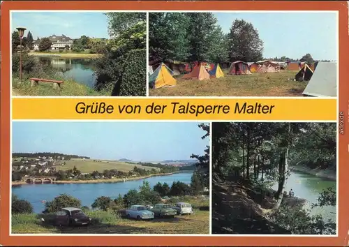 Dippoldiswalde Blick zur HO-Gaststätte "Seeblick", Campingplatzv1986