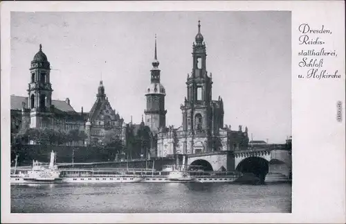 Altstadt Dresden Dresdner Residenzschloss / Königliches Schloss  1944