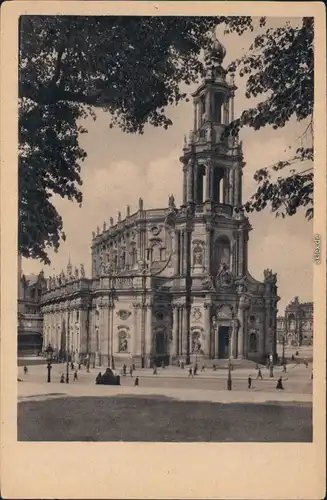 Altstadt Dresden Hofkirche Dresden / Kathedrale Sanctissimae Trinitatis 1940