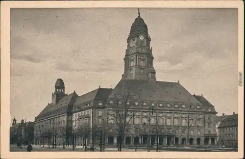Innere Altstadt Dresden Neues Rathaus Ansichtskarte 1930