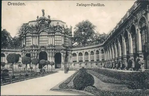 Innere Altstadt-Dresden Dresdner Zwinger-Pavillon 1921 