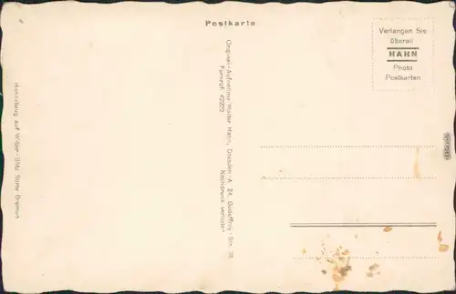 1930 Dürrröhrsdorf-Dittersbach Unterhaltungssaal Schloß Walter Hahn Dresde 5007