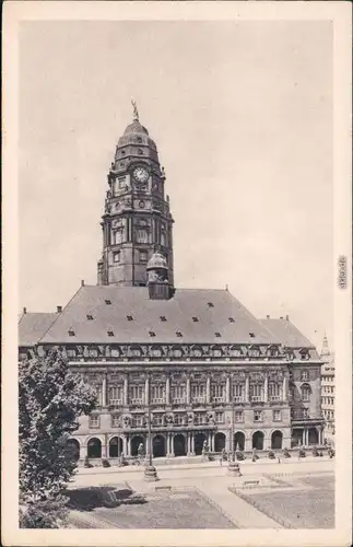 Innere Altstadt Dresden Neues Rathaus Ansichtskarte 1940