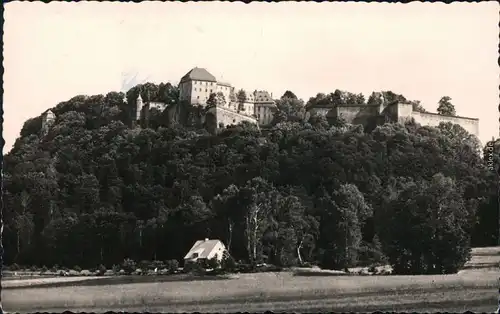 Königstein (Sächsische Schweiz) Blick auf die Festung 1967 