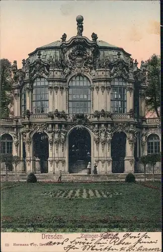 Innere Altstadt-Dresden Dresdner Zwinger: Zwinger-Pavillon 1905