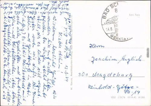 Ostrau Bad Schandau Verschiedene Ansichten  Stadt mit Elbe und Felsen 1974