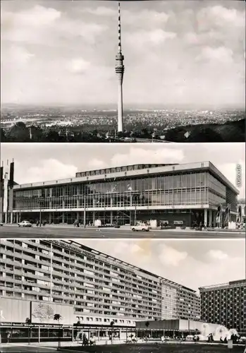 Dresden Fernsehturm, Kulturpalast, Prager Straße 1977