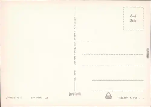 Bad Schandau Panorama-Ansicht Foto Ansichtskarte 1966