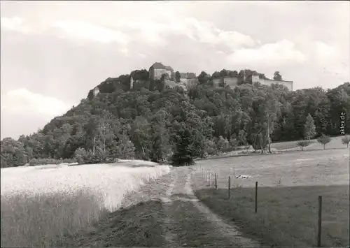 Königstein (Sächsische Schweiz) Blick zur Festung Königstein 1979