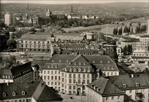 Dresden Blick vom Rathausturm über die Stadt zur Neustädter Seite
1971