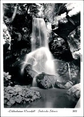 Kirnitzschtal Lichtenhainer Wasserfall 1986
