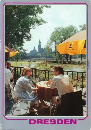 Dresden Kathedrale und Georgentor - Restaurant Hotel Bellevue 1987