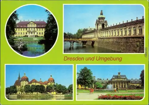 Rammenau-Bischofswerda Barockschloß Rammenau, Dresdner-Zwinger -   1983