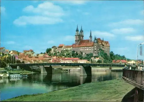 Meißen Dom und Schloss Albrechtsburg Ansichtskarte  1966