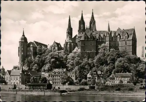 Meißen Schloss Albrechtsburg und Dom Ansichtskarte  1963