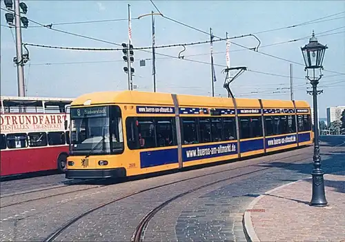 Dresden Straßenbahn -  , NGT6DD - Baujahr: 1996 - Theaterplatz 2002