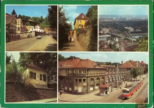 Dresden   zur HO-Gaststätte  Schmierhäuschen, Parkhotel "Weißer Hirsch" 1985