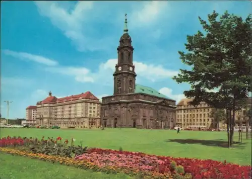 Innere Altstadt Dresden Kreuzkirche am Altmarkt 1967