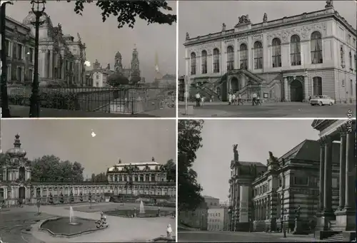 Dresden Brühlsche Terrasse, Verkehrsmuseum, Zwingerhof, Grünes Gewölbe 1981