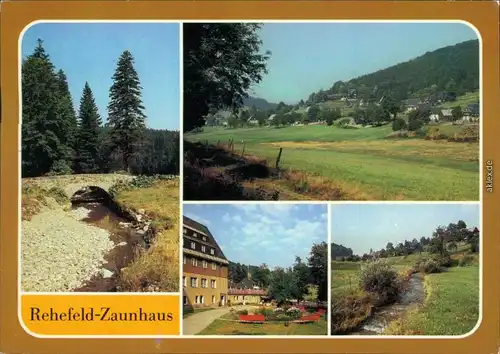 Rehefeld Zaunhaus Altenberg (Erzgebirge FDGB-Erholungsheim "Aufbau" 1986