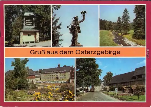 Altenberg (Erzgebirge) Bärenfels,  - Platz der Jungen Pioniere MB 1986