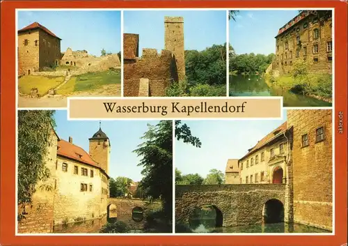Kapellendorf Palas und mittelalterliche Küche, Am Wassergraben, Eingan  1989