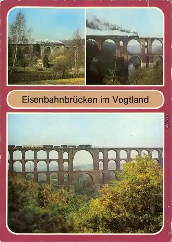 Netzschkau (Vogtland) Syratalbrücke, Elstertalbrücke, 1984