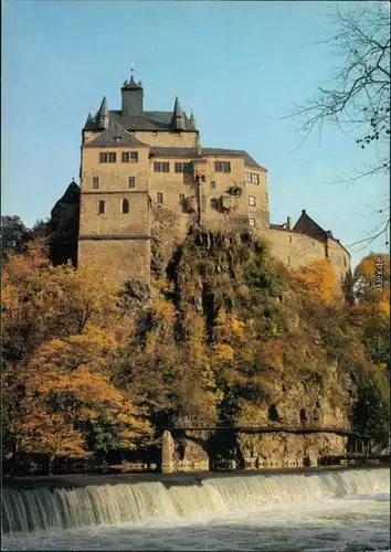 Kriebstein Burg Ansichtskarte Bild Heimat Reichenbach 1985