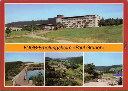 Rauschenbach Neuhausen (Erzgebirge) FDGB-Erholungsheim "Paul Gruner"  1985