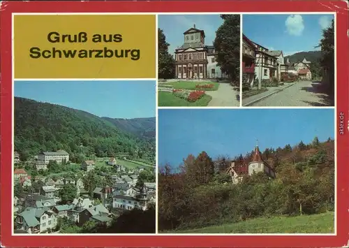 Schwarzburg Kaisersaalgebäude, Unterer Ort, Teilansicht (2) 1988