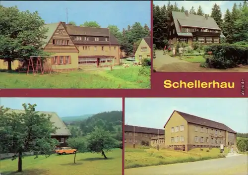 Schellerhau Altenberg (Erzgebirge) Ferienheim  FDGB-Erholungsheim "Casino" 1981