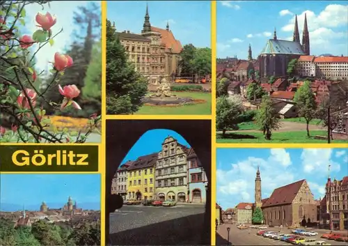 Görlitz Zgorzelec Im Stadtpark, Platz der  Norden   Leninplatz 1980