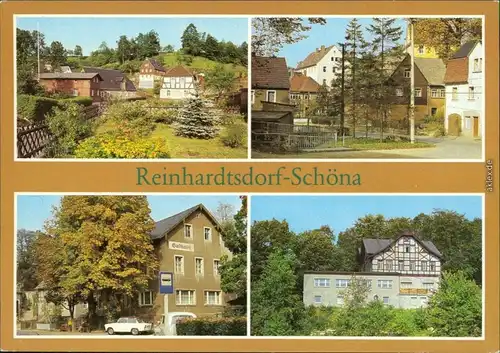 Reinhardtsdorf Schöna Teilanischten, Gasthaus "Zur Hoffnung", Hotel   1982