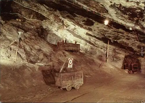 Waschleithe Grünhain Beierfeld Lehr- und Schaubergwerg   Großer Marmorsaal 1986