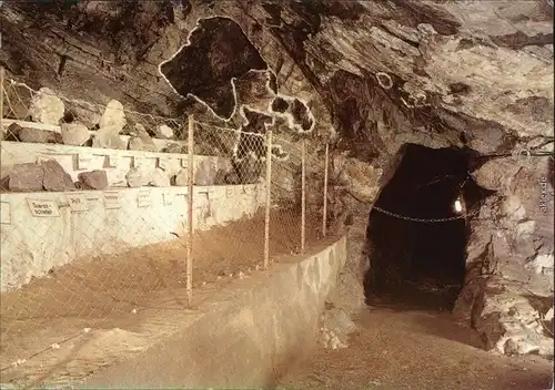 Waschleithe Grünhain Beierfeld Lehr und Schaubergwerg   Kleiner Marmorsaal 1986