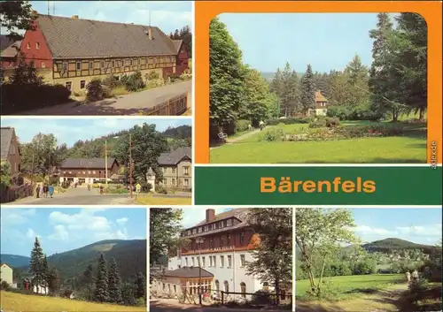 Bärenfels (Erzgebirge) Gasthof "Bärenfels", Ernst-Thälmann-Straße,  Niklas 1982