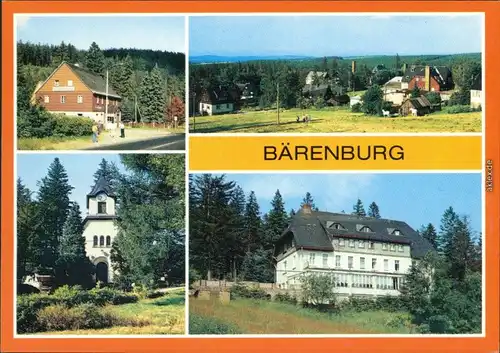 Bärenburg Altenberg Erzgebirge HO-Gaststätte Riedelmühle FDGB-Urlaubercafé 1990