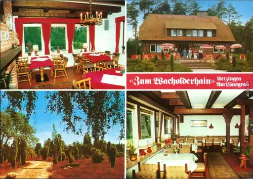 Bomlitz Restaurant u. Café "Zum Wacholderhain" - Innen Außen Gästebereich 1992