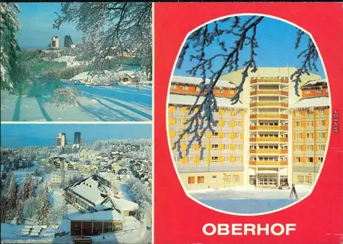Oberhof (Thüringen) Interhotel FDGB-Erholungsheim "Fritz Weineck" 1980