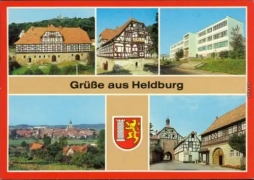 Bad Colberg Heldburg Ehemaliges Amtsgericht Oberschule Untere Vorstadt 1983