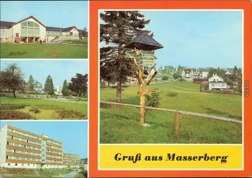 Masserberg FDGB-Erholungsheim "Otto Grotewohl"  Haus I und Haus II -  1983