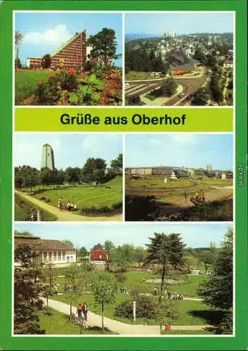 Oberhof (Thüringen) Interhotel "Panorama", Blick zum Gaststättenkomplex 1983