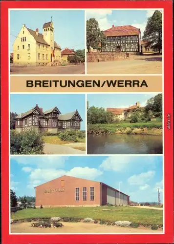 Breitungen Werra   - Gasthaus "Zur Linde", Gaststätte  Sportzentrum 1984