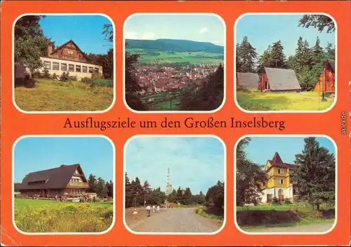 Brotterode Ausflugsgaststätte "Fuchsbau" am Mommelstein, MB Bild Heimat 1983