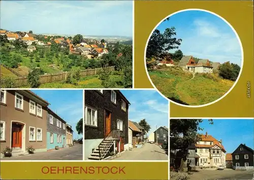 Oehrenstock Übersicht, Bungalow's, Ilmenauer Straße Gaststhaus "Zur Linde" 1982